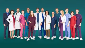 Задник к сериалу "В полном дружелюбии: Молодые врачи" #1313245