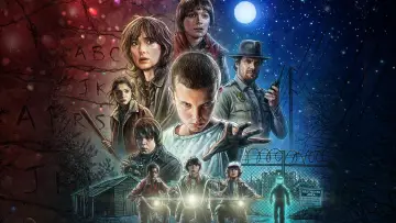 Задник к сериалу "Очень странные дела" #1238842