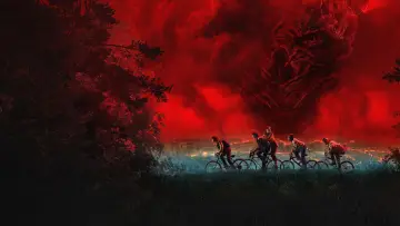 Задник к сериалу "Очень странные дела" #1238880