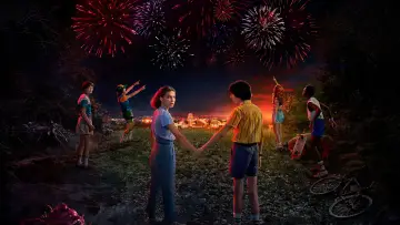 Задник к сериалу "Очень странные дела" #1238957