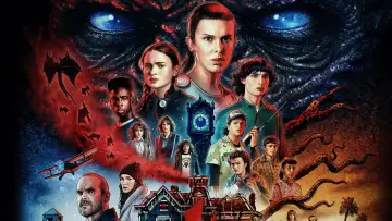 Задник к сериалу "Очень странные дела" #1239098
