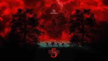 Задник к сериалу "Очень странные дела" #1239216
