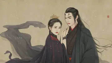 Задник к сериалу "Три жизни, три мира: Десять миль персиковых цветков" #1419137