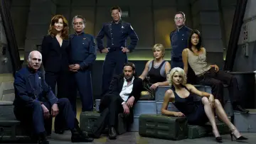 Задник к сериалу "Звёздный крейсер «Галактика»: Мини-сериал" #1383636