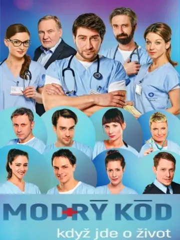 Modrý kód постер