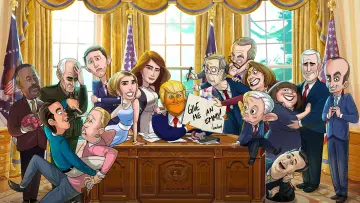 Задник к сериалу "Наш мультяшный президент" #1747289
