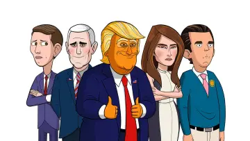 Задник к сериалу "Наш мультяшный президент" #1747290