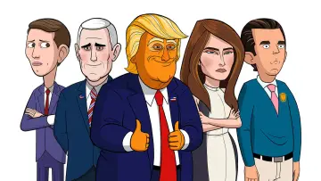 Задник к сериалу "Наш мультяшный президент" #1747291