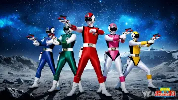 Задник к сериалу "超新星フラッシュマン" #1815941