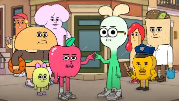 Задник к сериалу "Apple & Onion" #1359259