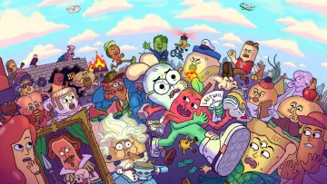 Задник к сериалу "Apple & Onion" #1359261
