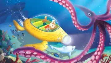 Задник к сериалу "Oum le dauphin blanc" #1546913