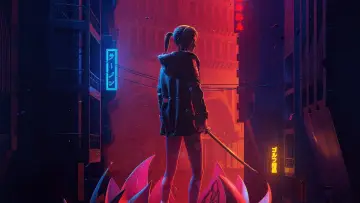 Задник к сериалу "Бегущий по лезвию: Чёрный лотос" #1467718