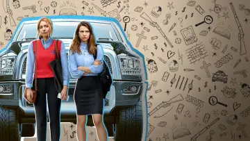 Задник к сериалу "Молодые охотницы за головами" #1461189