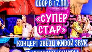 Зрители на знаменитое музыкальное шоу "СУПЕРСТАР". Концерт звезд! Живой звук! Вечерняя съемка - 20, 23 октября