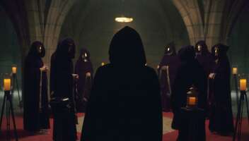 Массовка члены тайного общества в полнометражный фильм "Пси Антиномия"