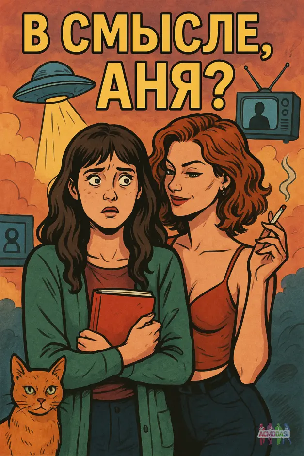 Главная героиня в сериале "В смысле, Аня?!"
