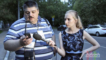 Судебная корреспондентка отдела СЖР- ведущая "в кадре"