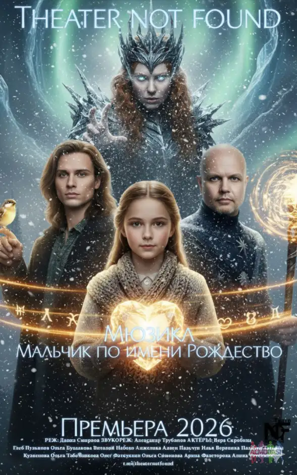 Театр Not found(Театр некоммерческий)  Ищит актёров на Эпизадические роли в Мюзикл "Мальчик  по имени Рождество" Театр Not found(Театр некоммерческий)  Ищит актёров на Эпизадические роли в Мюзикл "Мальчик  по имени Рождество"