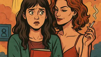 Главная героиня в сериале "В смысле, Аня?!"