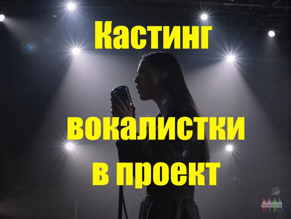 Ищем Певицу в сольный проект в стиле POP -Dance