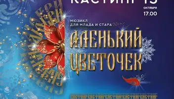 КАСТИНГ в новогодний мюзикл «АЛЕНЬКИЙ ЦВЕТОЧЕК»