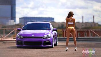 Девушку со своим авто для TFP ролика