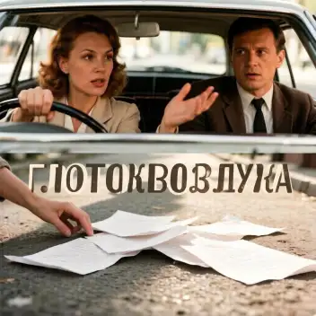 Актеры на главные роли в сатирическую короткометражную драму &laquo;Глоток воздуха&raquo; (в стиле киножурнала &laquo;Фитиль&raquo;)