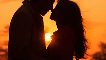 Пара влюбленных для клипа