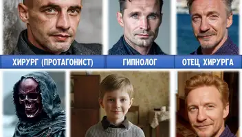 Главные и второстепенные роли, а также массовка в студенческий К/М "Гипноз"