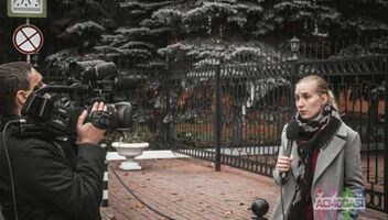 Стажерка-корреспондент на судебно-журналистские расследования- на ведущую "в кадре"/ за кадром 